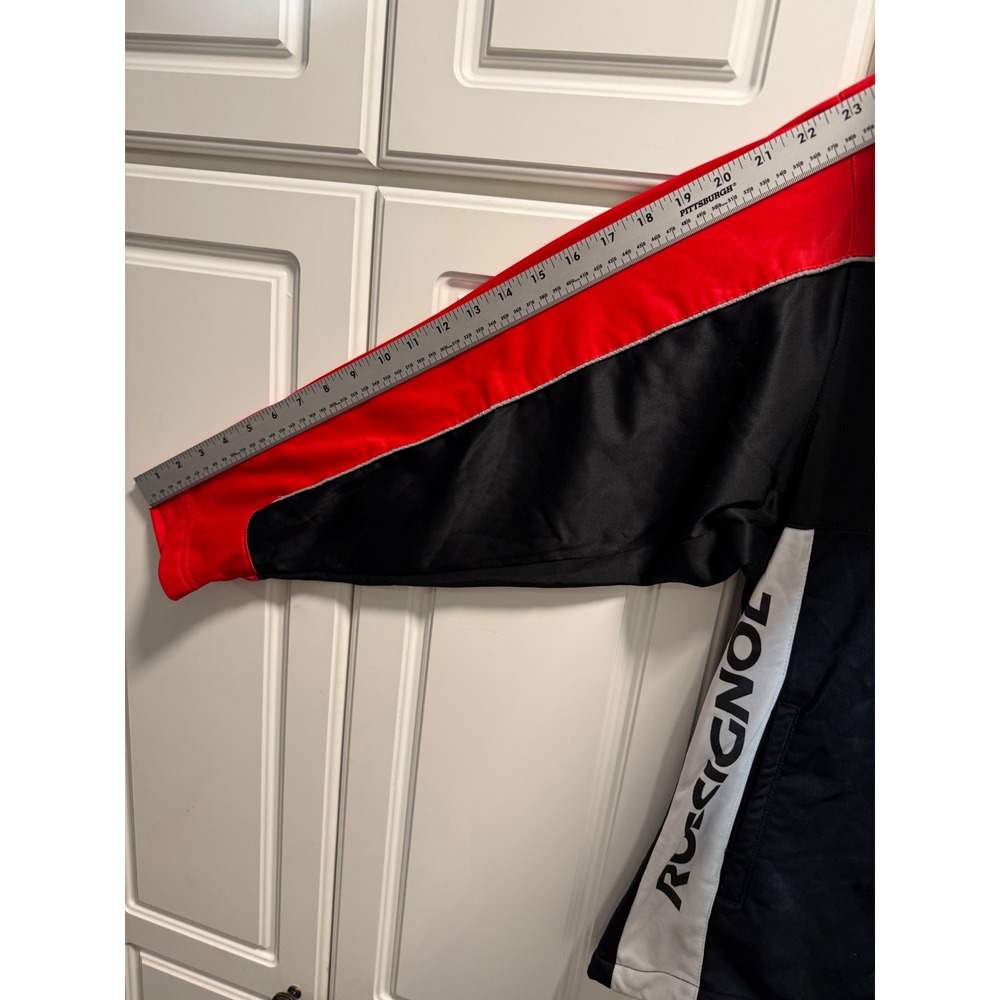 Pontiac GMC Rossignol Racing Track Jacket Full Zip Mens XL Red Black - Picture 3 of 8